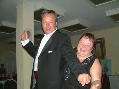 Mick Loynes and Carol Gemmill